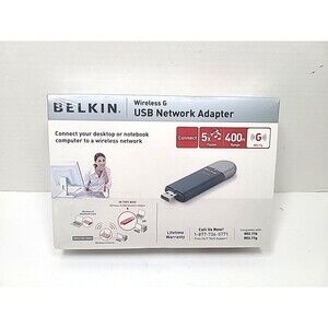 Belkin Wireless G USB Network Adapter Sealed New